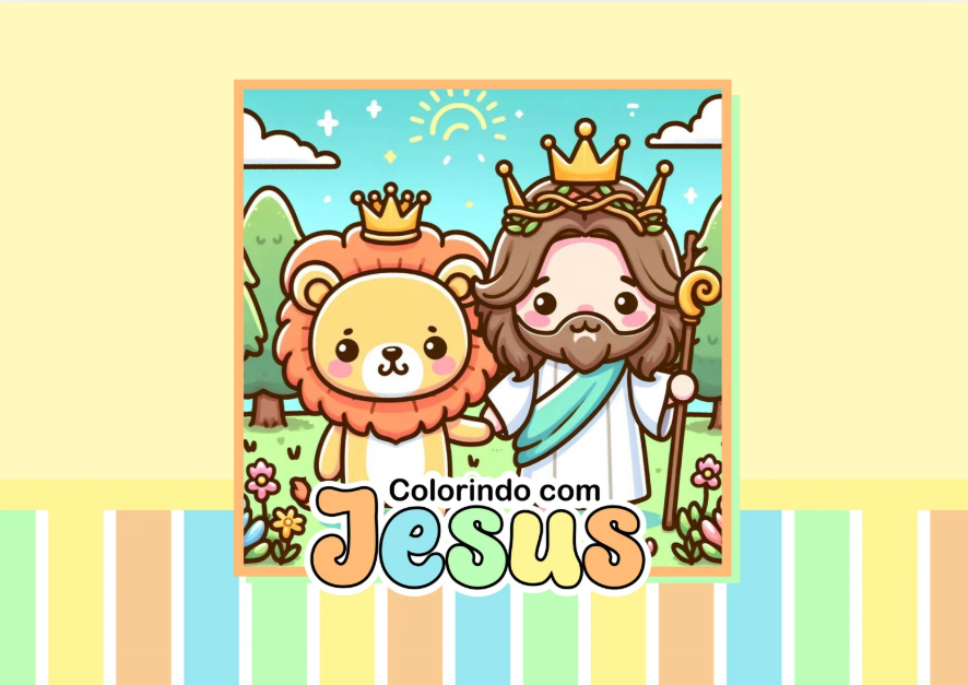 Colorindo com Jesus